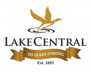 Lake Central 125 Years Strong Logo