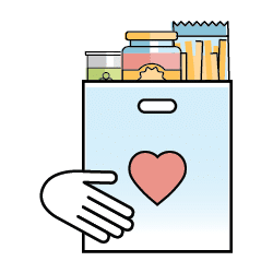 Give Small Do Big Donation Icon Dropoff 250