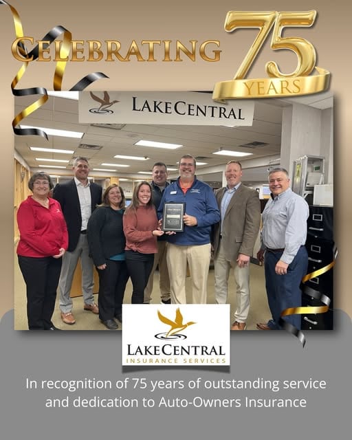 Lake Central Insurance Services Celebrating 75 Years Web