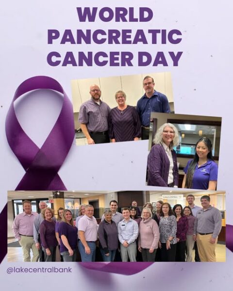 World Pancreatic Cancer Day November Lake Central Bank